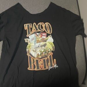 Men’s “Taco Bell” graphic tee design